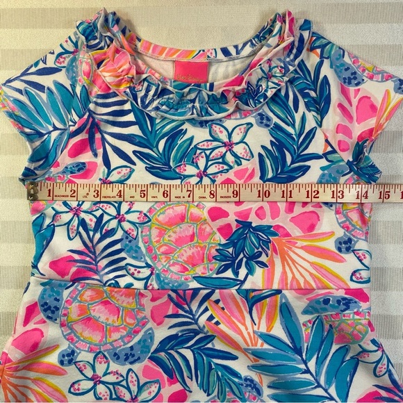 Lilly Pulitzer Girls Rainforest Dress, Sz XL (12-14) - Picture 8 of 10